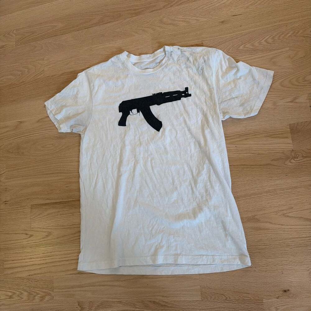 Draco Gun Graphic T-Shirt White
